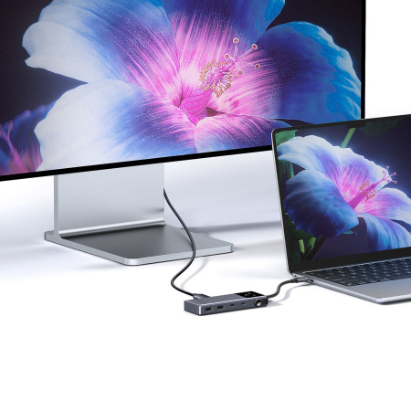 Usb - хаб UGREEN CM888 (35998) UNO 6-in-1 4K@60Hz USB-C To HDMI+2xUSB-A 3.2 +2xUSB-C 3.2 +PD Gray Usb - хаб UGREEN CM888 (35998) UNO 6-in-1 4K@60Hz USB-C To HDMI+2xUSB-A 3.2 +2xUSB-C 3.2 +PD Gray