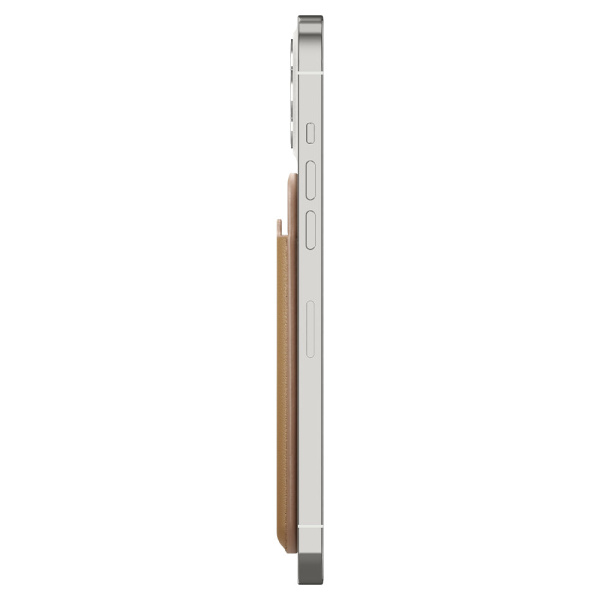 Чехол-бумажник Spigen Valentinus MagSafe Card Holder Brown