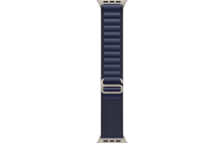 Часы Apple Watch Ultra 2 (2024) 49mm Natural Titanium Case with Navy Alpine Loop Band - Medium (GPS + Cellular)