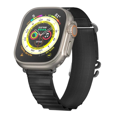 Ремешок Switcheasy Active Sport G-hook Watch Loop для Apple Watch 42/44/45/49mm Black