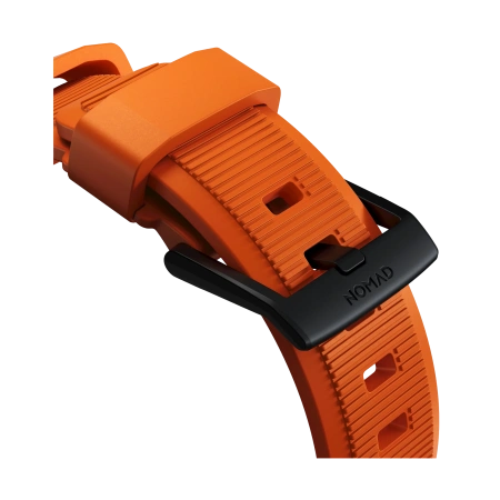 Ремешок Nomad Rugged Strap для Apple Watch 49/45/44/42mm Orange / Black Hardware