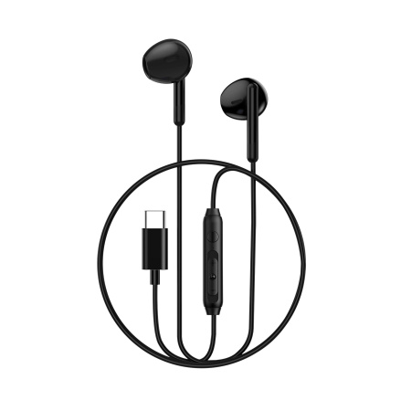 Проводные наушники Wiwu Type C Wired Earphone EB314 Black