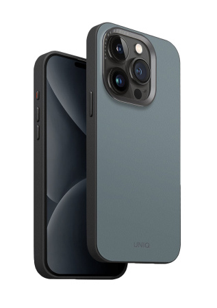 Чехол Uniq для iPhone 15 Pro Lyden DS с поддержкой Magsafe Washed Blue / Black Чехол Uniq для iPhone 15 Pro Lyden DS с поддержкой Magsafe Washed Blue / Black