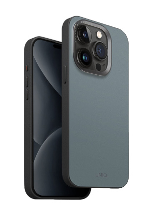 Чехол Uniq для iPhone 15 Pro Lyden DS с поддержкой Magsafe Washed Blue / Black