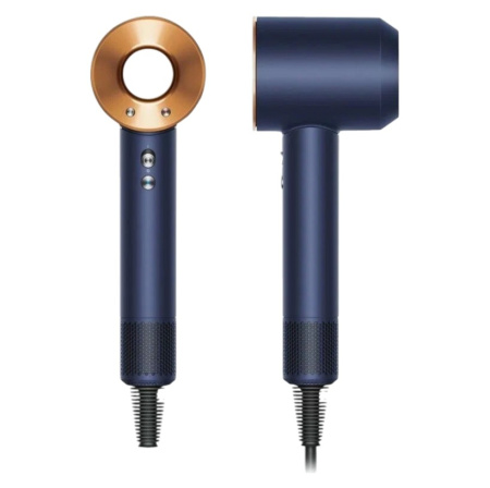 Фен для волос Dyson Supersonic HD07 Prussian Blue/Bright Copper (без кейса)