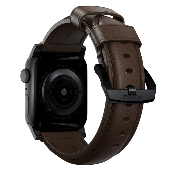 Ремешок Nomad Traditional Band для Apple Watch 49/46/45/44 Rustic Brown / Black Hardware