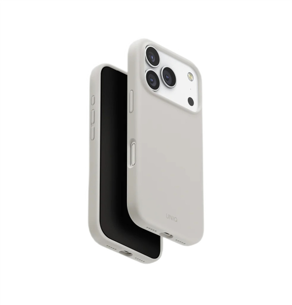 Защитный чехол UNIQ LINO (MagSafe) для iPhone 17 Pro Mist Grey