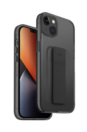 Чехол Uniq Heldro Mount + Band для iPhone 14 Smoke