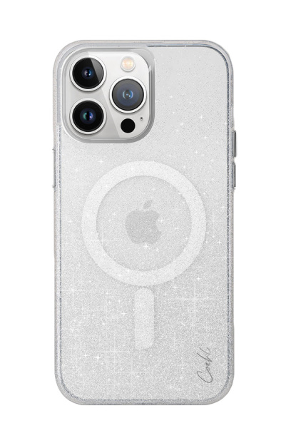 Защитный чехол Uniq Coehl Lumino MagSafe для iPhone 15 Pro Max Sparkling Silver