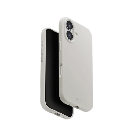 Защитный чехол UNIQ LINO (MagSafe) для iPhone 17 Mist Grey