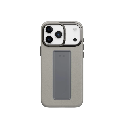 Защитный чехол Uniq для iPhone 17 Pro Max Uniq Heldro PRO Leatherette MagSafe + FlexGrip Clay