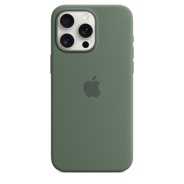 Чехол Apple iPhone 15 Pro Max Silicone Case with MagSafe Cypress