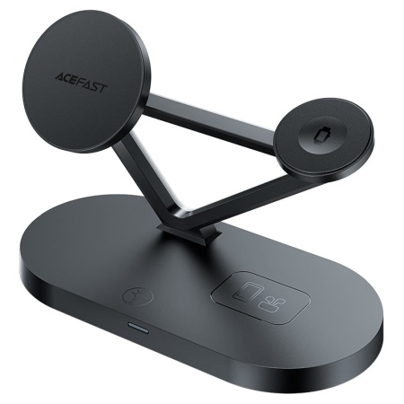 Беспроводное зарядное устройство ACEFAST Fast Wireless Charger Desktop Holder E9 3-in-1 Black