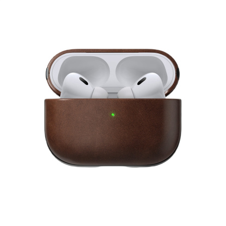 Защитный чехол Nomad Leather Case для AirPods Pro 2 Brown