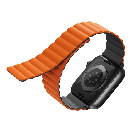 Ремешок Uniq для Apple Watch 42-45 mm Revix Reversible Magnetic Grey/Orange