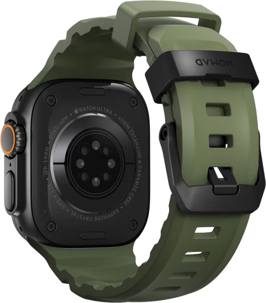 Ремешок Nomad Rocky Point Band для Apple Watch 49/45/44/42mm Forest / Black Hardware