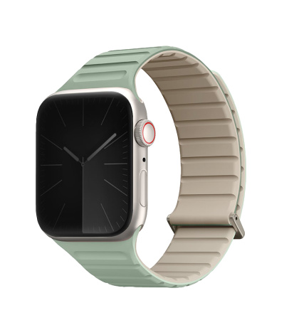 Ремешок Uniq для Apple Watch 38-41 mm Revix EVO Reversible Magnetic Soft Mint / Beige