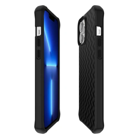 Чехол-накладка ITSkins Hybrid Carbon для iPhone 13 Pro Black