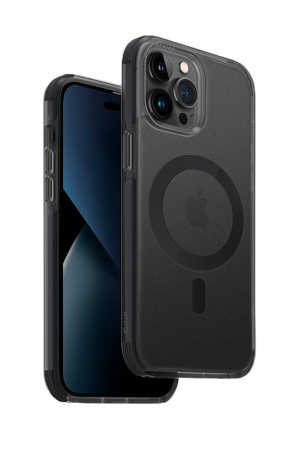 Чехол Uniq для iPhone 14 Pro Combat MagSafe Charcoal Чехол Uniq для iPhone 14 Pro Combat MagSafe Charcoal