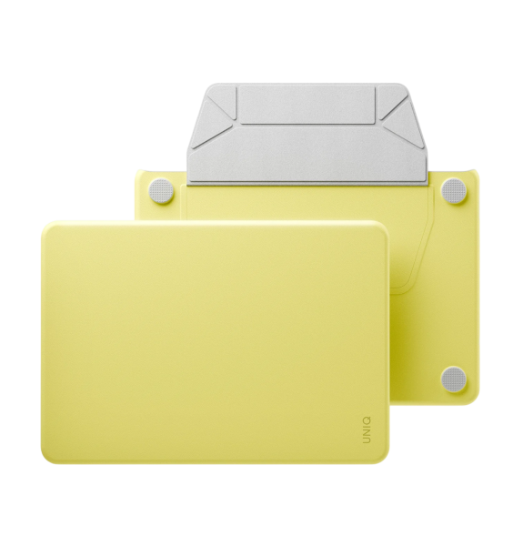 Защитный чехол Uniq Lyden Versa Laptop sleeve/stand для MacBook Neo 13 Yellow Lime