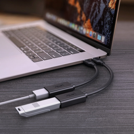 Комплект адаптеров Aukey USB-C to USB 3.0 (2 шт.)