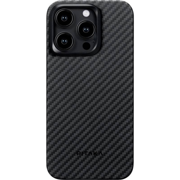 Чехол Pitaka MagEZ Case 4 для iPhone 15 Pro Max Slim Black / Grey