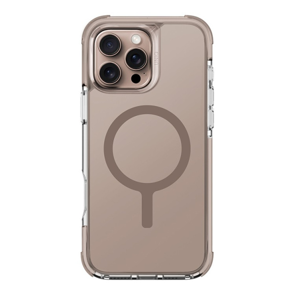 Защитный чехол Uniq для iPhone 16 Pro Max Combat MagSafe Taupe Gold