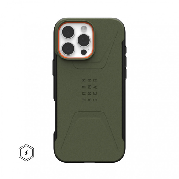 Защитный чехол UAG Civilian Magsafe iPhone 16 Pro Max Olive Drab