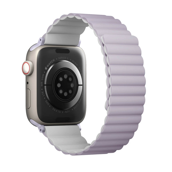 Ремешок Uniq для Apple Watch 38-41 mm Revix Reversible Magnetic Lilac/White