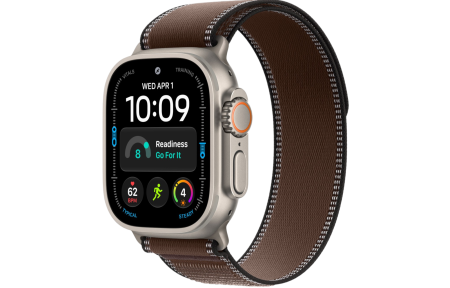 Часы Apple Watch Ultra 4 (2026) 49mm Natural Titanium Case with Dark Umber Trail Loop - Medium (GPS + Cellular)