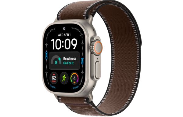 Часы Apple Watch Ultra 4 (2026) 49mm Natural Titanium Case with Dark Umber Trail Loop - Medium (GPS + Cellular)