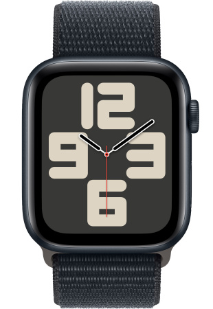 Часы Apple Watch SE (2023) 44mm Midnight Aluminum Case with Midnight Sport Loop (GPS)