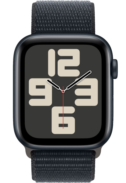Часы Apple Watch SE (2023) 44mm Midnight Aluminum Case with Midnight Sport Loop (GPS)
