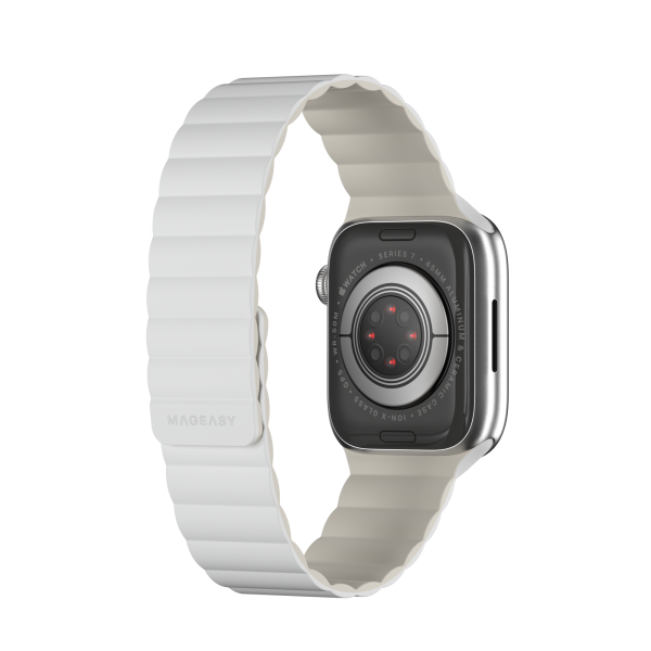 Ремешок SwitchEasy Skin Silicone Magnetic Watch Band для Apple Watch 42-45мм Skywriting