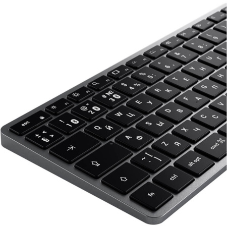 Беспроводная клавиатура Satechi Slim X1 Bluetooth Keyboard с русской раскладкой Space Gray