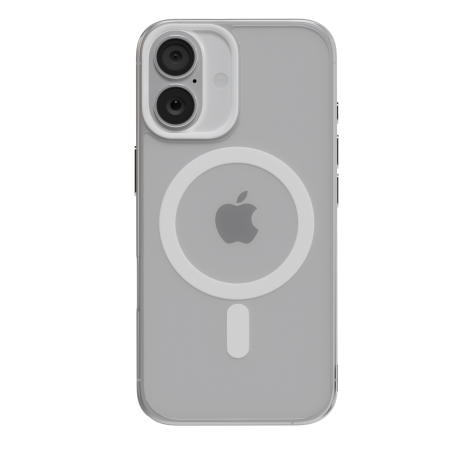 Защитный чехол AceCase Crystal Shield White для iPhone 16