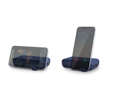 Внешний аккумулятор Uniq HYDEAIR 10000W Wireless 7.5/10W, USB-C PD 18W Indigo