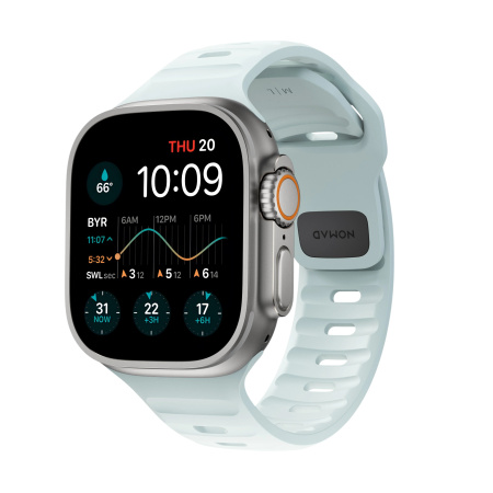 Ремешок Nomad Sport Strap для Apple Watch 49/45/44/42mm Ice Blue Glow