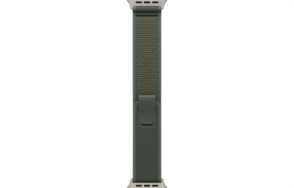 Часы Apple Watch Ultra 2 (2024) 49mm Natural Titanium Case with Green Trail Loop - M/L (GPS + Cellular)