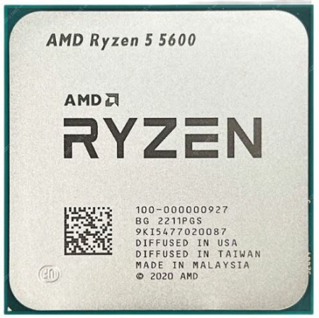 Процессор AMD Ryzen 5 5600 AM4, 6 x 3500 МГц, OEM