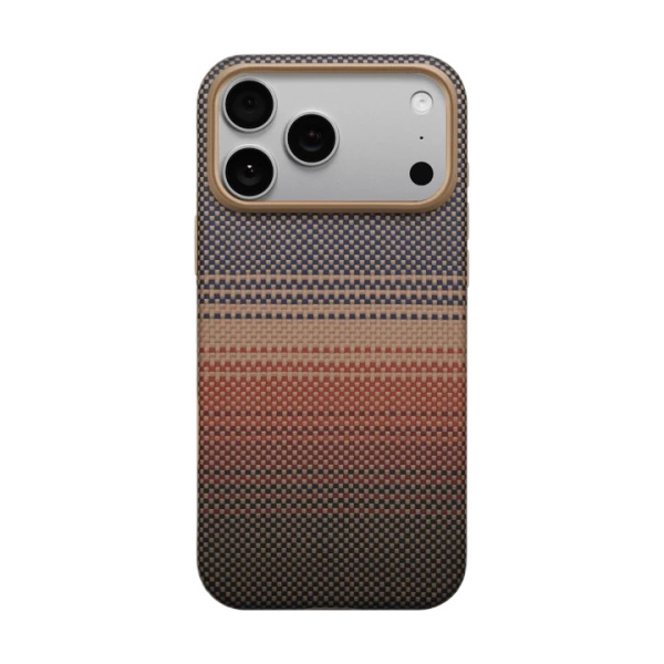 Противоударный чехол Pitaka Aramid UltraGuard Case для iPhone 17 Pro Sunset