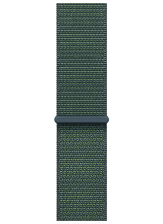 Apple Watch SE (2024) 44mm Starlight Aluminum Case with Lake Green Sport Loop (GPS)