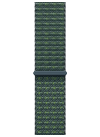 Часы Apple Watch SE (2024) 44mm Starlight Aluminum Case with Lake Green Sport Loop (GPS)