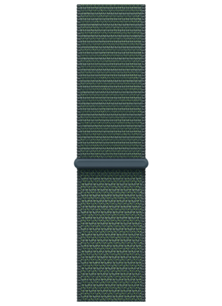 Apple Watch SE (2024) 44mm Starlight Aluminum Case with Lake Green Sport Loop (GPS)