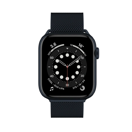 Ремешок Switcheasy Mesh Stainless Steel Apple Watch Loop для Apple Watch 42/44/45/49mm Midnight