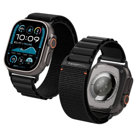 Ремешок Spigen WBF1 Band для Apple Watch 44/45/46/49mm Black