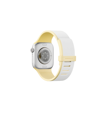 Ремешок Uniq для Apple Watch 40/41/42mm Revix IV Reversible Magnetic White / Butter Yellow