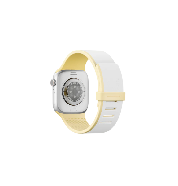 Ремешок Uniq для Apple Watch 40/41/42mm Revix IV Reversible Magnetic White / Butter Yellow