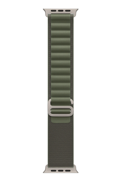 Apple Watch Ultra 49mm Titanium Case with Green Alpine Loop Band - Large (GPS + Cellular)