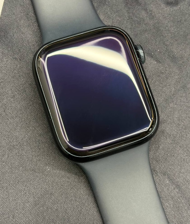 Apple Watch Series 9 45mm Midnight Aluminum Case with Midnight Sport Band (GPS) (размер M/L) Б/У
